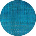 thumbnail image 1 of Ahgly Tapis Rond Abstrait Yeux Bleus pour Intérieur, 3 Pieds Rond, 1 of 6