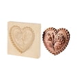 thumbnail image 2 of Oleegame 2PC Cookie Mold DIY Baking Moulds Wooden Cookie Cookie Moulds Embossing Craft Decorative Baking Tools For Christmas Thanksgiving Christmas Kitchen, 2 of 7