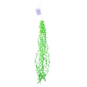 Herunwer Leaf Curtain String Light, 100cm Wall-Mounted LED Fairy Light with Remote Control