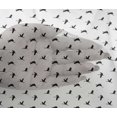 thumbnail image 4 of oneOone Viscose Chiffon Fabric Stork Bird Print Fabric BTY 42 Inch Wide, 4 of 4