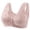 Grey, variant on Lixiuxyad Full Figure Bras Women's Comfortable And Sexy Transparent Shoulder Strap Cordless Backless Spongeless With Convertible Shoulder Straps
