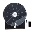 thumbnail image 2 of Elodie Rotating Wheel for Prizes Erasable Roulette Wheel for Club Store Supermarket Black, 2 of 8