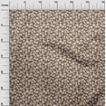 thumbnail image 3 of oneOone Velvet Brown Fabric Floral Sewing Craft Projects Fabric Prints By Yard 58 Inch Wide, 3 of 4