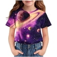 thumbnail image 1 of Jamicy T-Shirts pour Filles Mode Enfants Garçons Filles T-Shirts Graphiques 3d Cool Col Rond T-Shirt Unisexe Manches Courtes Hauts Tees, 1 of 1