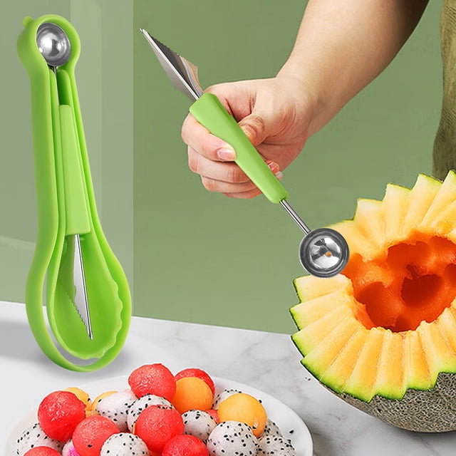 Yhmxh Kitchen Gadgets Kitchen Essentials Three-in-one Fruit Melon And Fruit Carving Knife Fruit Tool Set Kitchen Aid Attachments Kitchen Accessories for Home Kitchen Camping