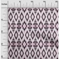 thumbnail image 1 of oneOone Cotton Silk Fabric Geometric Ikat Print Fabric By Yard 42 Inch Wide, 1 of 4
