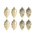 thumbnail image 3 of 8 Pieces Christmas Tree Decorations with Cone Pendant, Christmas Decoration Gold A, 3 of 9