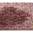 thumbnail image 4 of oneOone Viscose Chiffon Fabric Leaves & Floral Block Print Fabric By Yard 42 Inch Wide, 4 of 4