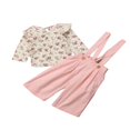 thumbnail image 2 of Bébé Filles Manches Longues Tops + Pantalon Large Ensemble de 2Pcs, 2 of 5