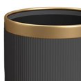thumbnail image 3 of Open Top Trash Can Trash Bucket Garbage Can for Guestroom Restroom Bathroom Gray, 3 of 9