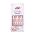 thumbnail image 1 of KISS Salon Acrylic - French Toe Nail - Fake Nails, 1 of 5
