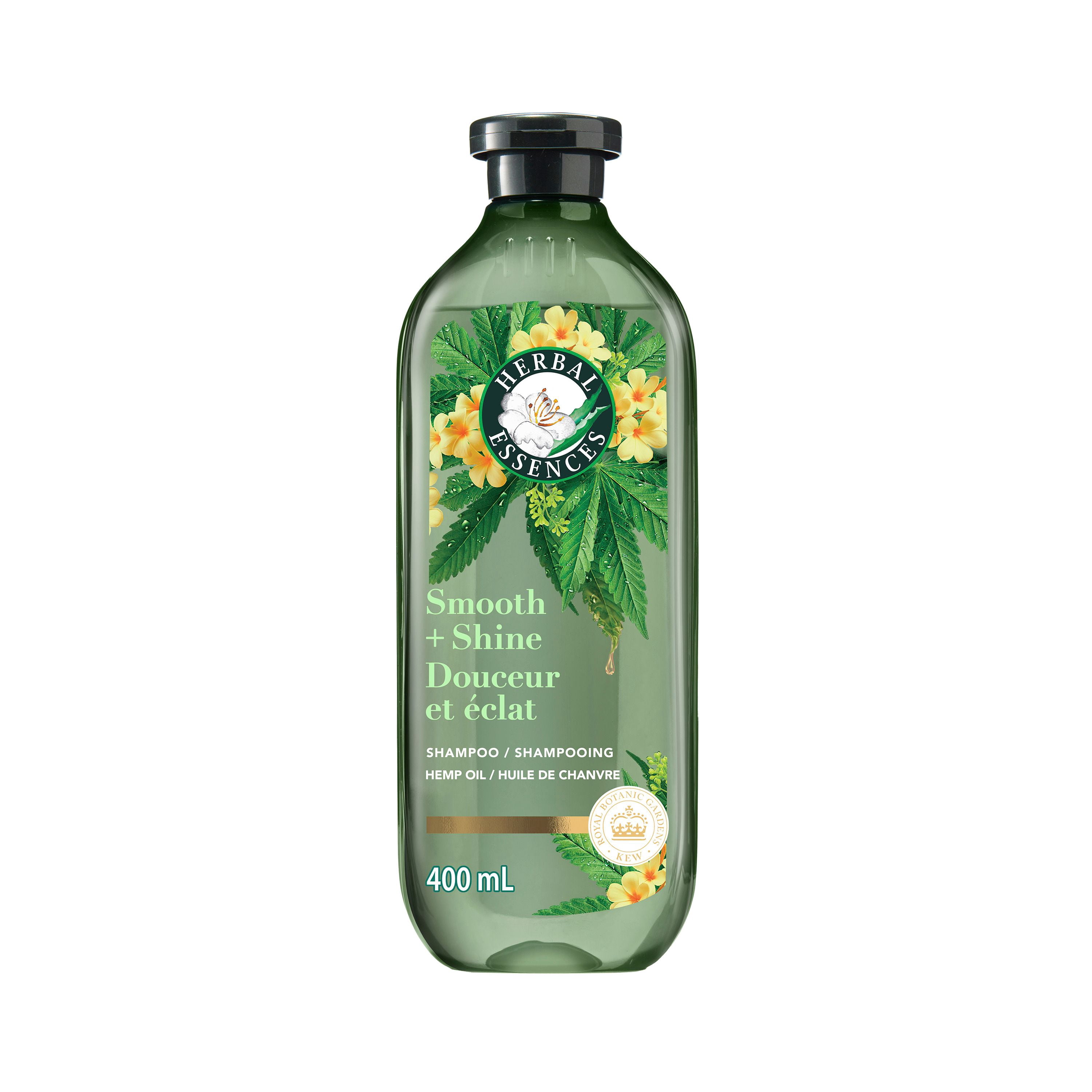 Herbal Essences Smooth + Shine Hemp Sulfate Free Shampoo, 400ml