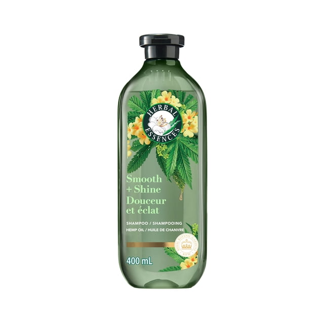 Herbal Essences Smooth + Shine Hemp Sulfate Free Shampoo, 400ml