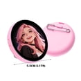 thumbnail image 3 of Miogawg Custom Digital Badge E-Pin 2 Inches IPS Screen Electronic Video Photo Name Botton Magnetic Dynamic Touch Screen Cool ID Card Badges Anime Star Fans Badge, 3 of 5
