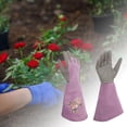 thumbnail image 3 of Gants de Jardinage Protection Résistants Longs Gants à Gantelet de Plantation, 3 of 7