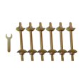 thumbnail image 3 of simhoa Countertop Connector Lightweight Draw Bolt for Stair Headboard Residential M8x80 6Pcs, 3 of 8