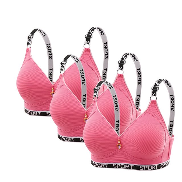 3PC Women's Everyday Bralette - Snug & Firmer Support Bra | Curvy Look Enhancer, Fully Stretchable & Shape-Retaining for All Ages