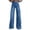 Blue, variant on LOVZFMLL Women's Jeans, Casual Straight Leg Jeans with Button Pocket Pants Blue, M