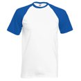 thumbnail image 1 of Fruit Of The Loom Mens Short Sleeve Baseball T-Shirt, 1 of 2