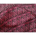 thumbnail image 4 of oneOone Silk Tabby Fabric Geometric & Floral Block Printed Fabric 1 Yard 42 Inch Wide, 4 of 4