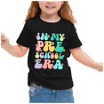 thumbnail image 1 of TJAZFJPA T-Shirts en Polyester pour Sublimation Imprimé T-Shirts Maternelle pour Filles Enfants Rentrée Scolaire T-Shirts Graphiques Blancs pour Enfants École, 1 of 5