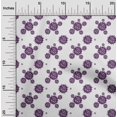 thumbnail image 2 of oneOone Georgette Viscose Purple Fabric Medical Craft Projects Decor Fabric Printed By The Yard 42 Inch Wide, 2 of 4