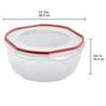 thumbnail image 3 of Sterilite Ultra Seal 8.10 Quart Plastic Food Storage Bowl Container, 2 Pack, 3 of 10