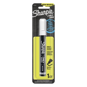 Marqueur à craie Sharpie, marqueurs effaçables à l’eau pour tableaux à craie, fenêtres, verre et autres, 1 unité