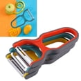 thumbnail image 1 of Cqxid Éplucheur à Moins de 5$ 3 Pcs Éplucheur de Fruits et Légumes avec Boîte de Rangement Éplucheur de Pommes de Terre Multifonctionnel en Acier Inoxydable avec Récipient Adapté pour Carottes Pommes de Terre Melons Gadgets de Cuisine, 1 of 9