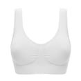 thumbnail image 3 of AherBiu Plus Size 2PCS Tank Tops for Women Full Coverage Padded Bras Push up Solid Color Bras Plain Basic Bralette, 3 of 6