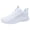 White, variant on WEAIXIMIUNG Glitter Sneakers for Women Platform Women Sneakers Fashion Summer New Pattern Mesh Breathable Comfortable Non Large Lace Up Couple Shoes