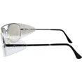 thumbnail image 3 of Global Vision Aviator-Z87 Silver Safety Glasses with Side Shields (Smoke), 3 of 4