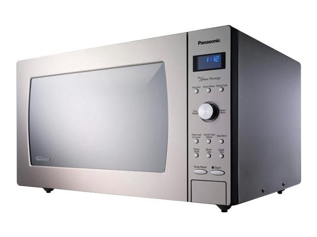 Panasonic Countertop / Built-In Microwave Oven with Cyclonic Wave Inverter Technology and 1250W of Cooking Power - NN-SD975S - 2.2 Cu. Ft (Stainless Steel / Silver)