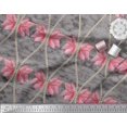 thumbnail image 2 of Soimoi Cotton Duck Fabric Floral & Ogee Damask Printed Fabric 1 Yard 42 Inch Wide, 2 of 4