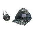 thumbnail image 1 of Hearth & Gear Outdoor Camping Camping Beach Up Beach Tent Sun Shelter For 2 To 3 Person 98% Includes 6 Tent Peg And Storage Bag To Withstand Wind Water Proof For Fishing Hiking Camping Day Hike Gear, 1 of 4