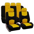 thumbnail image 2 of FH Group Car Seat Covers Full Set Cloth - Universal Fit, Automotive Seat Covers, Airbag Compatible, Solid Bench Rear Seat, Washable Car Seat Cover for SUV, Sedan, Van, 2 of 9