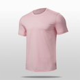 thumbnail image 3 of WMTBSRSW Men's Fashion T Shirts Short Sleeve Athletic Workout Tops Solid Color Oversized Loose Pullover Tee Top, 3 of 8
