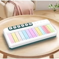 thumbnail image 2 of Fesfesfes Clavier Électronique Coloré Écran Tactile Boîte à Musique Éducative Apprentissage Précoce Instrument de Musique pour Enfants Boîte à Piano Jouet, 2 of 5
