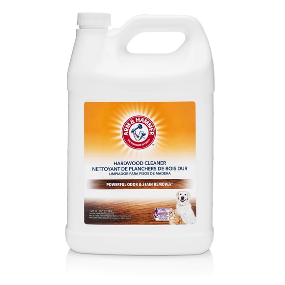 Arm & Hammer PET Fresh Hardwood Cleaner with odor and stain remover 128 oz Refill