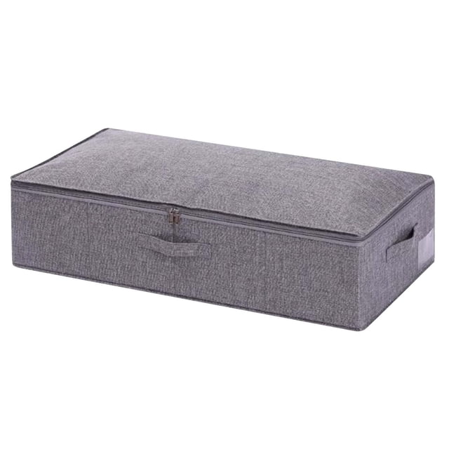Folding Storage Container for Home Organization with Layered Stackable Design and Large Capacity