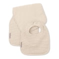 thumbnail image 2 of Good Little Citizens Reversible Bib + Burp Set - Linen, 2 of 5
