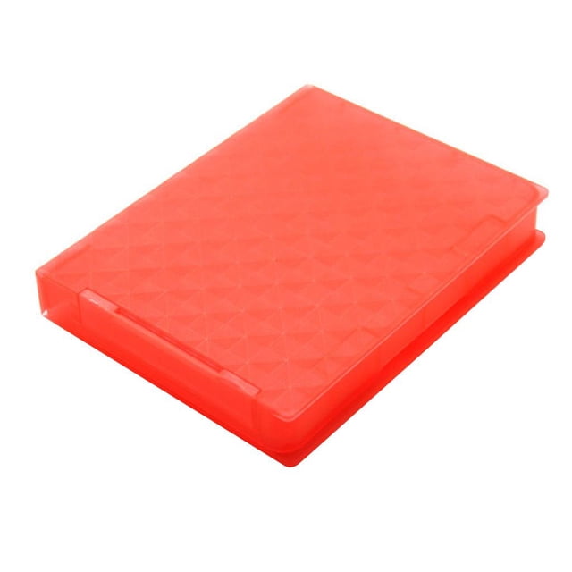 Tachiuwa Red External 2.5" Enclosure SSD HDD Portable Disk Case Cover