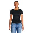 thumbnail image 1 of George Women's Side Ruched Tee, 1 of 6