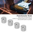 thumbnail image 3 of Electric Guitar Knobs, Versatile Volume Tone Control Knob Metal Stylish 4Pcs  For Bass For Guitarists, 3 of 7