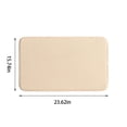 thumbnail image 3 of Laundry Room Rugs and Mats Thick Striped Memory Foam Bath Rugs, Soft Absorbent Velvet Bathroom Mats, Non-Slip Bottom , Machine Washable Bathmat, Carpet Rug Room Decoration for Wash Floor, 3 of 7