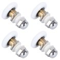 thumbnail image 3 of Miangastore Shower Door Rollers Assorted Color 4Pcs 1.3X1.1X1.1In Stainless Steel Nylon Copper, 3 of 8