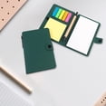thumbnail image 2 of Green Button Sticky Notes With Pen Self Stick Memo Pad Notepad Office School Planner Journal Writing Supplies Green Reminder Notes Desk Companion, 2 of 6