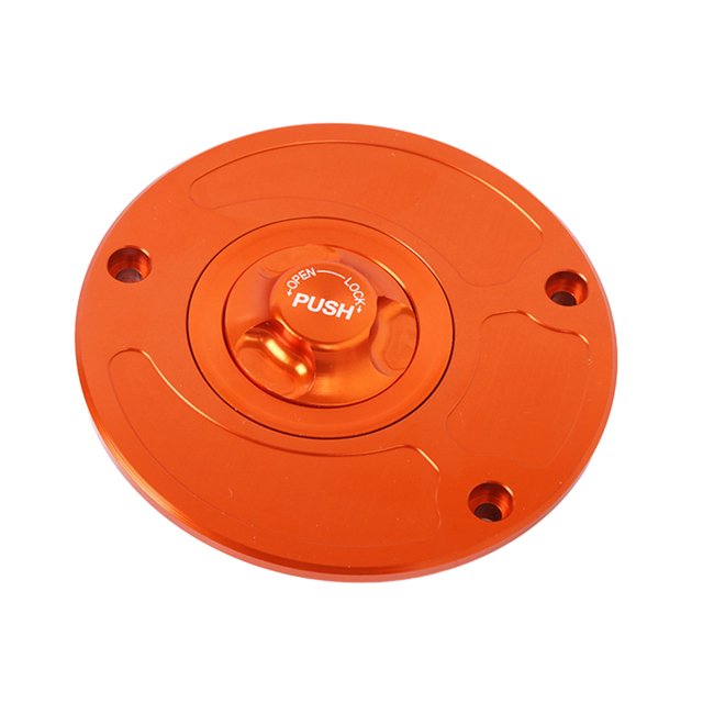 Xingzhi Bouchon de Réservoir Bouchon Facile à Installer et Rehausse l'Attrait Joli Couvercle de Bouchon de Réservoir orange 1 Ensemble