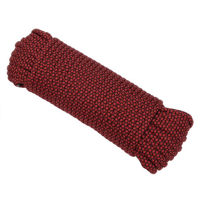Survival Cord, 9 Core Paracord, Paracord, For Fixing Tents Outdoor 20M Red
