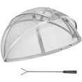 thumbnail image 1 of VEVOR Firepit Spark Screen Lid, 40" Diameter, Outdoor Firepit Ring Cover Round Accessories, Fire Pit Metal Cover, Easy-Opening, 1 of 9